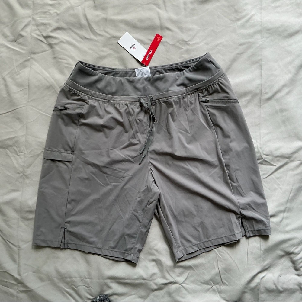 Baleaf Gray Athletic Shorts Lightweight Elastic Waist